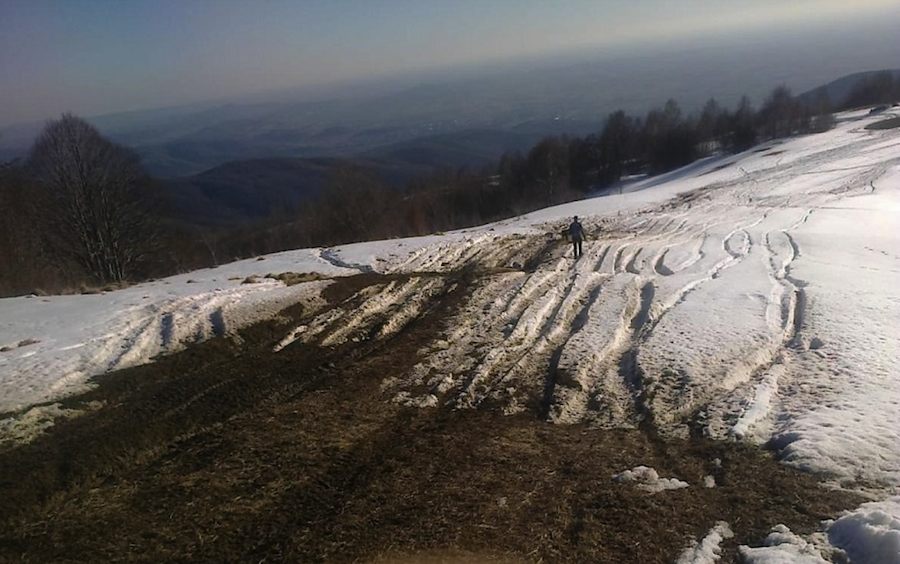 Ambienti naturali devastati da moto da cross nelle Valli del Natisone