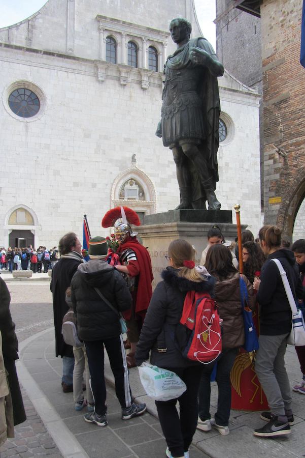 Infiorata studentesca a Cividale