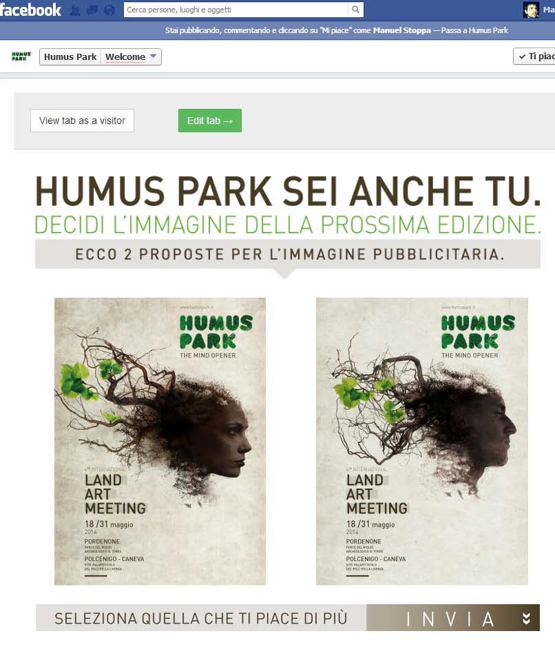 L'immagine di Humus Park 2014 decisa dal pubblico con un contest