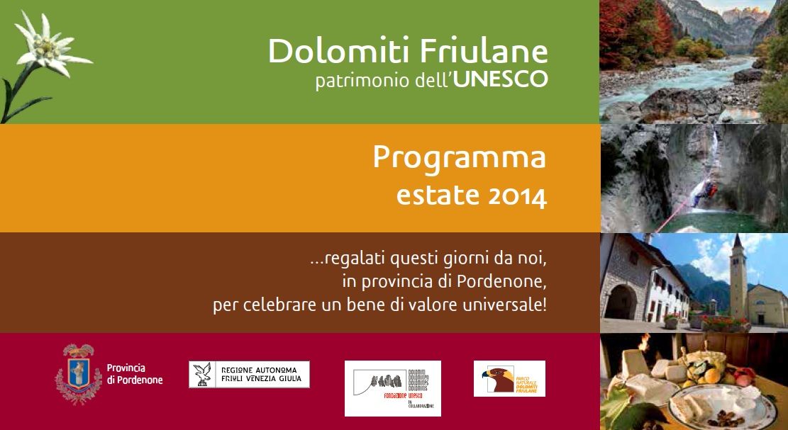 Estate con 130 eventi nelle Dolomiti Friulane Unesco