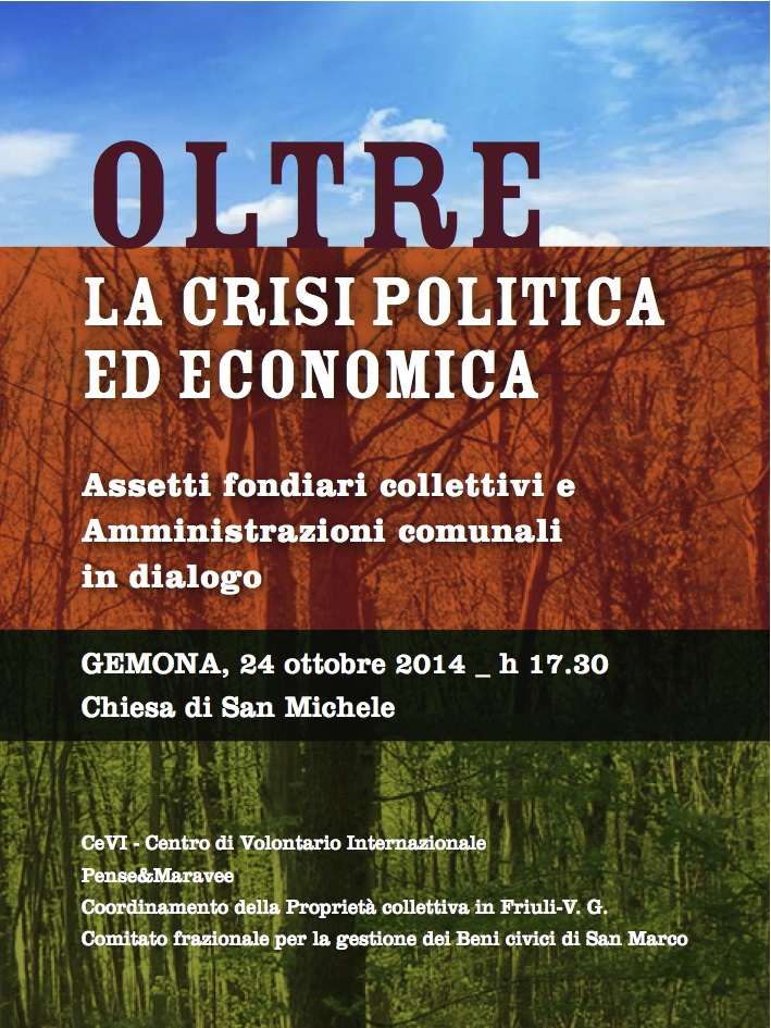 Oltre la crisi politica ed economica