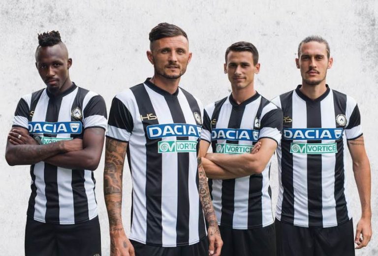 nuova prima maglia Udinese 1718