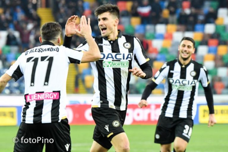 udinese Cagliari esultanza