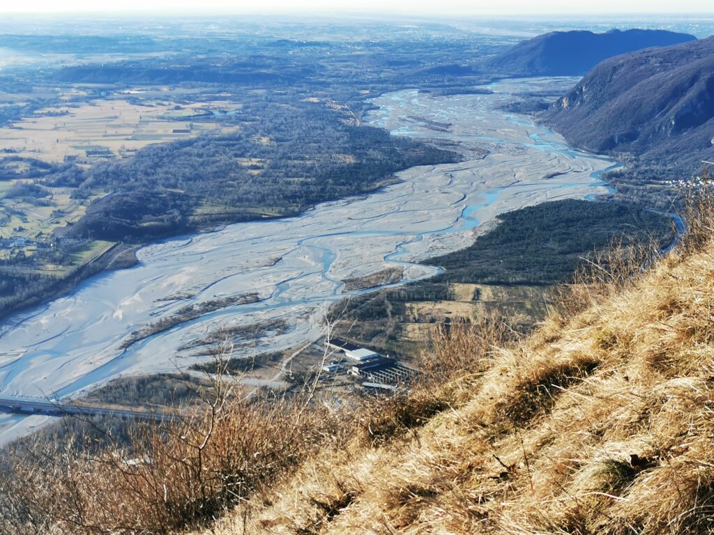 Il Tagliamento dal M. Brancot